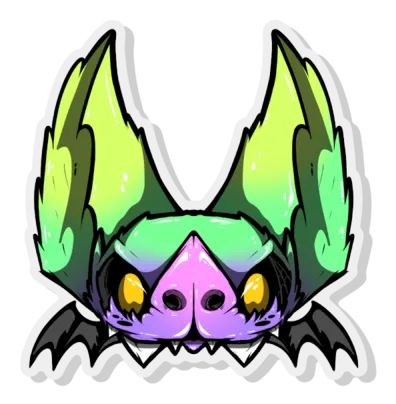 Freaking Ding Bat Acrylic Pin
