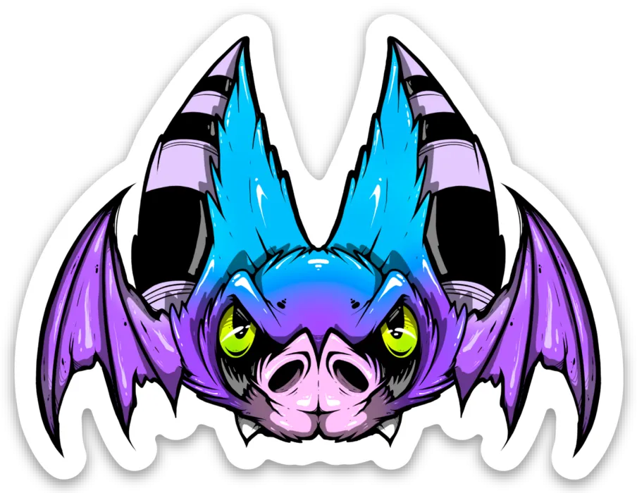 Freaking Ding Bat Sticker