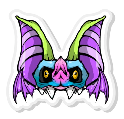 Freaking Ding Bat Acrylic Pin