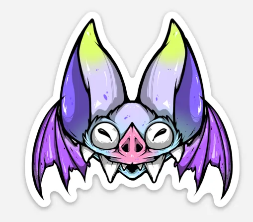 Freaking Ding Bat Sticker