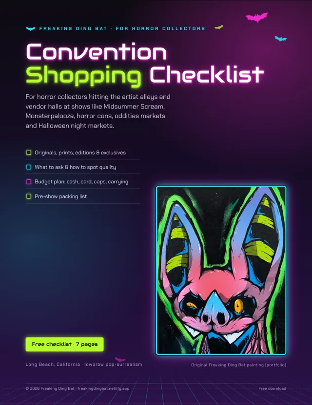 Cover of the Convention Shopping Checklist